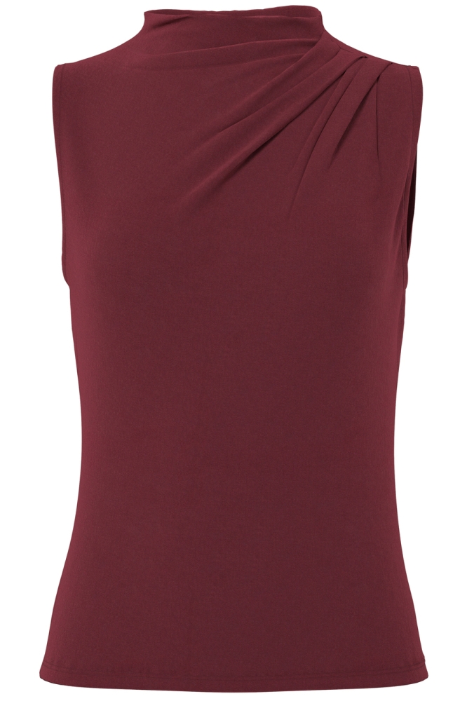 PCMADISON SL DRAPED TOP JRS NOOS BC 17151143 TAWNY PORT